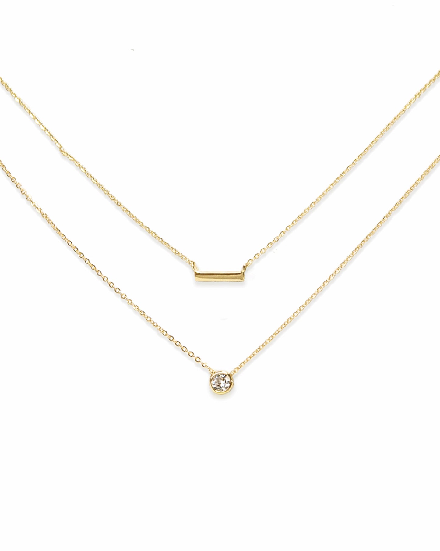 Bezel & Bar Layered Set