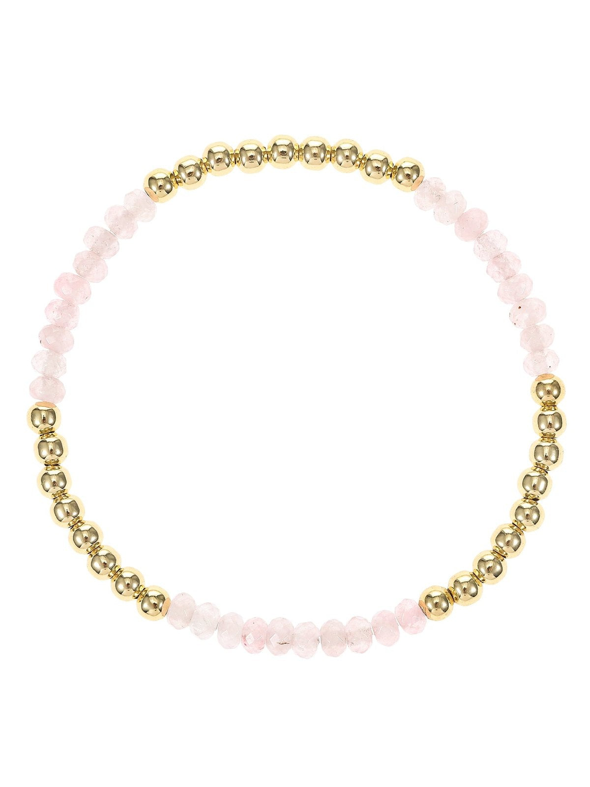 Rose Quartz Beaded Bracelet