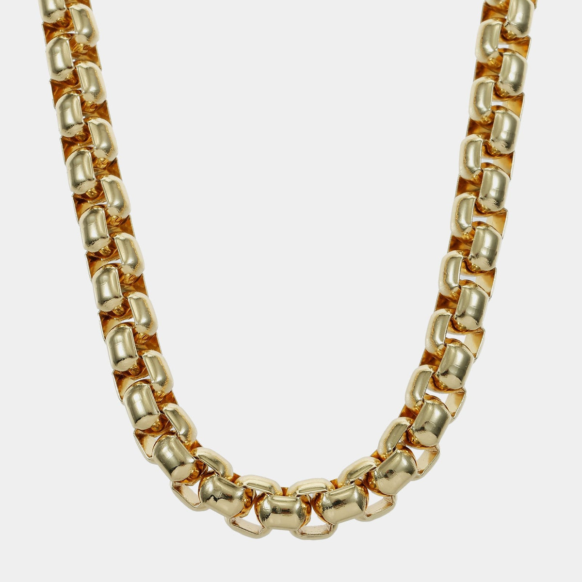 Statement Box Chain Necklace