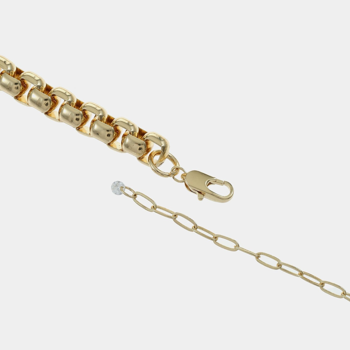 Statement Box Chain Necklace