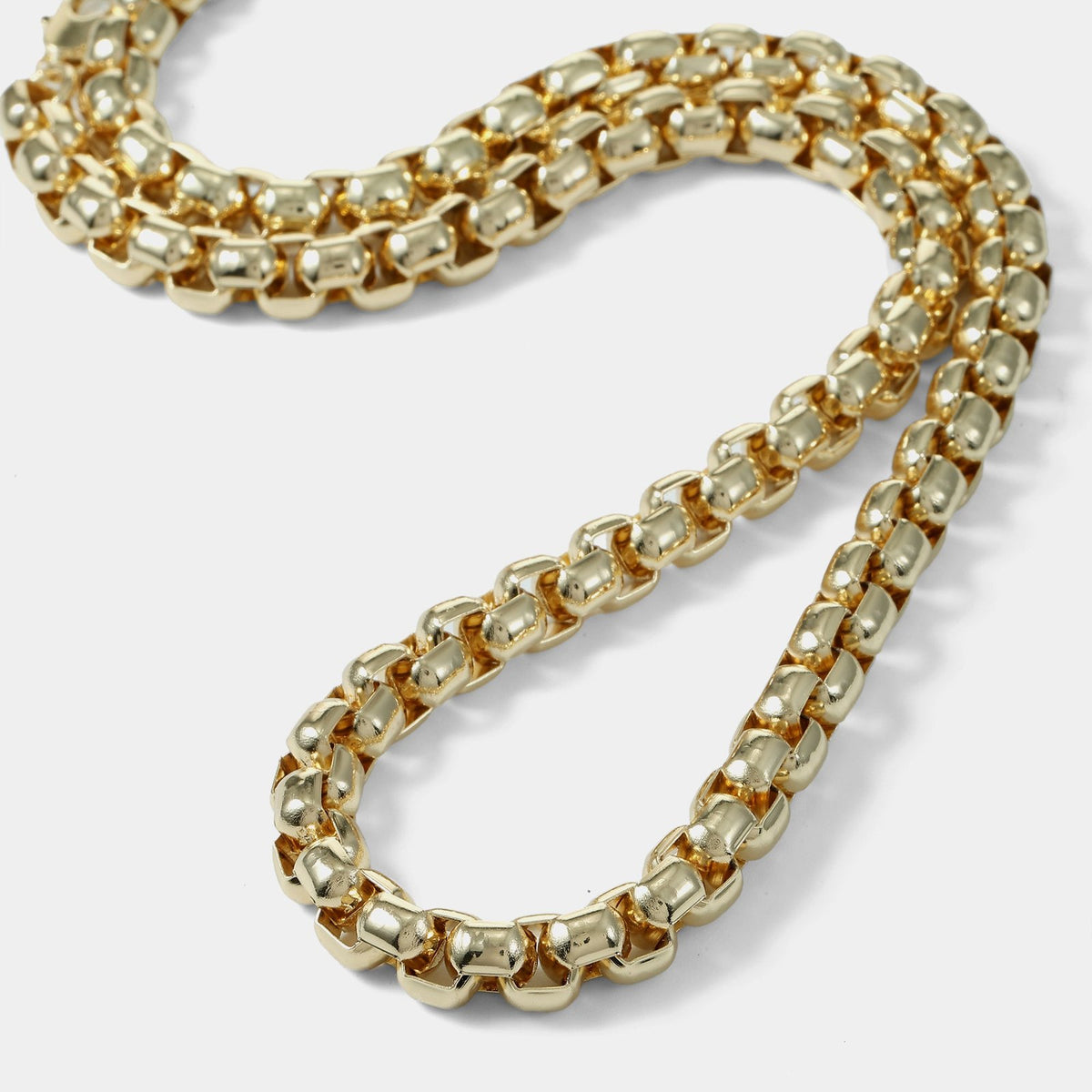 Statement Box Chain Necklace