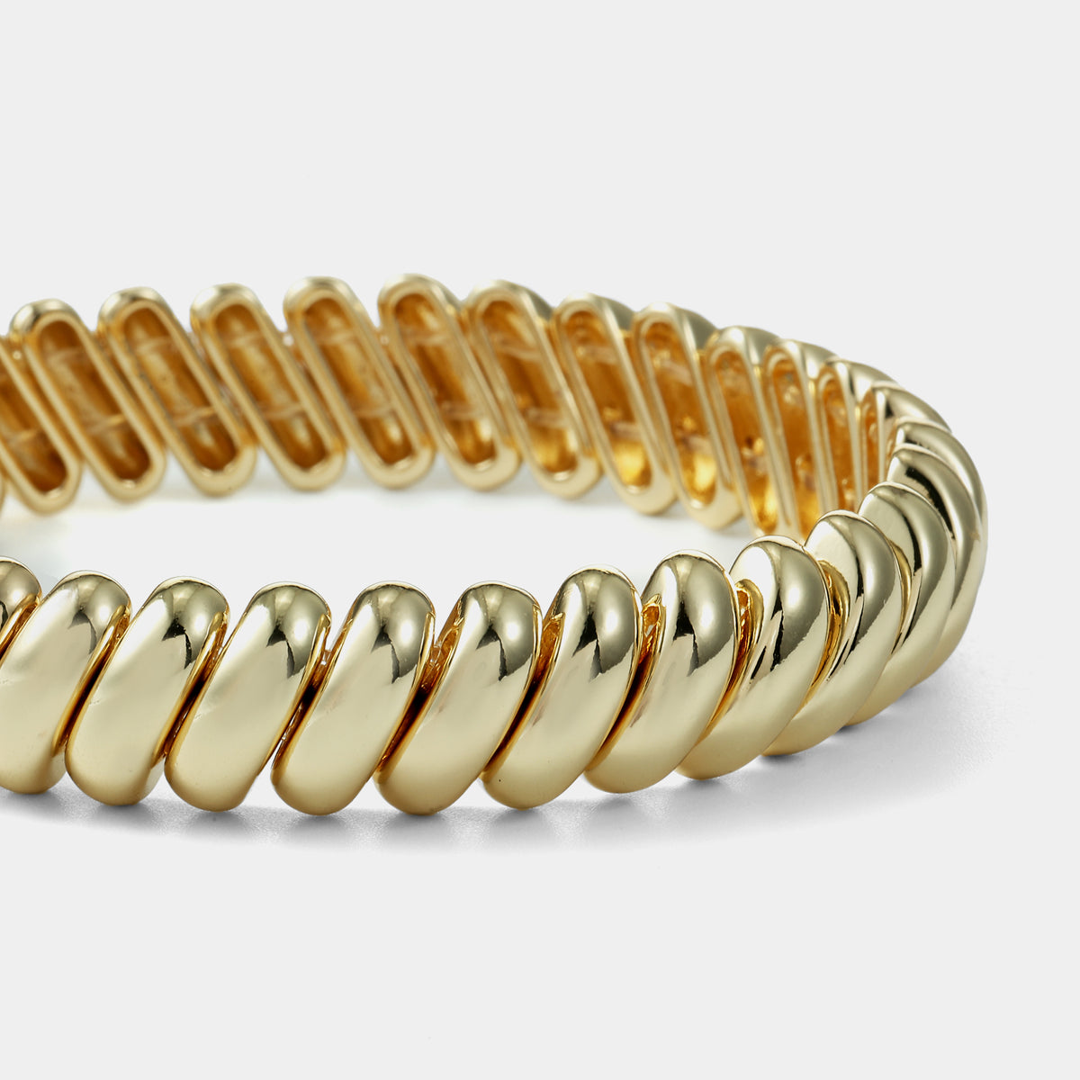 Ribbed Stretch Bracelet