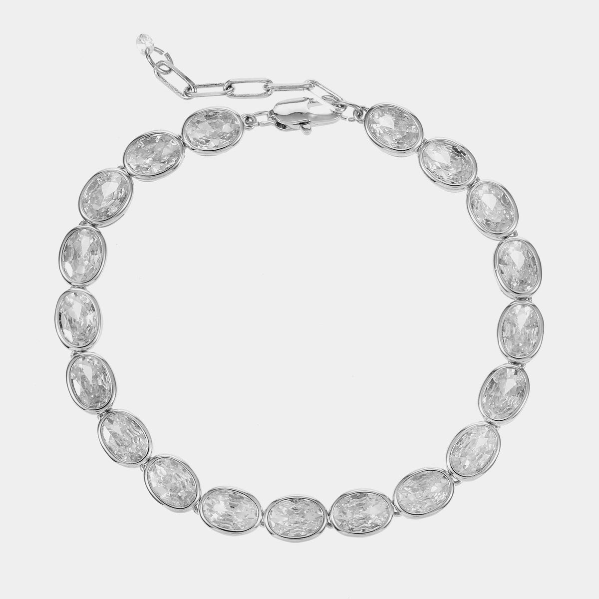 Oval Tennis Bracelet