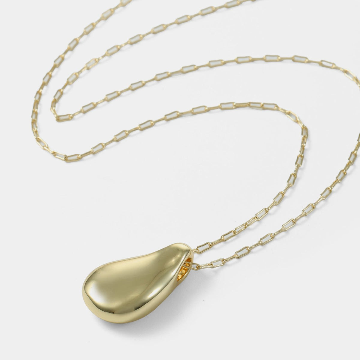 Sculpted Drop Necklace