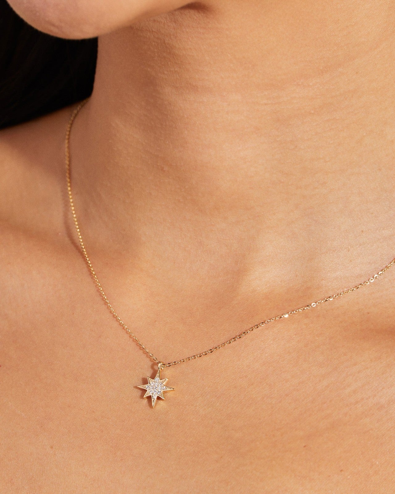 Pavé Starburst Necklace