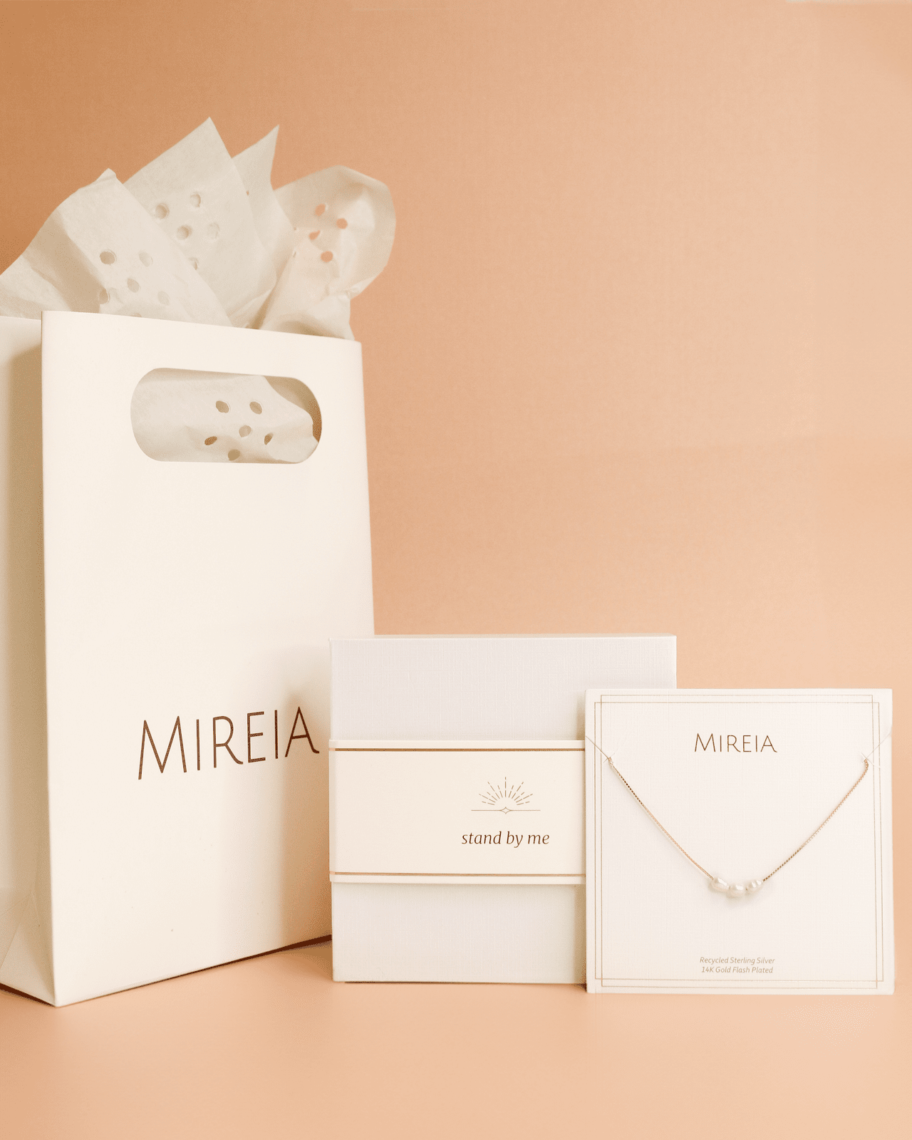 Petite Pearl & Chain Necklace - Bridal Bundle