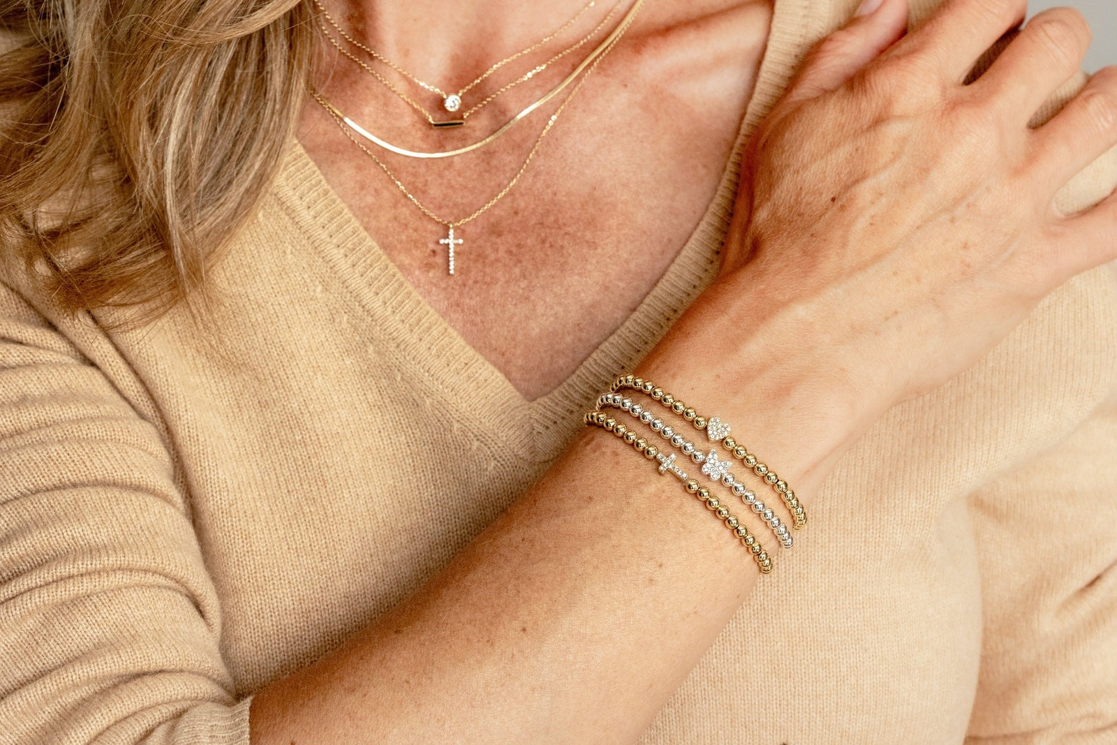 Pavé Heart Bracelet