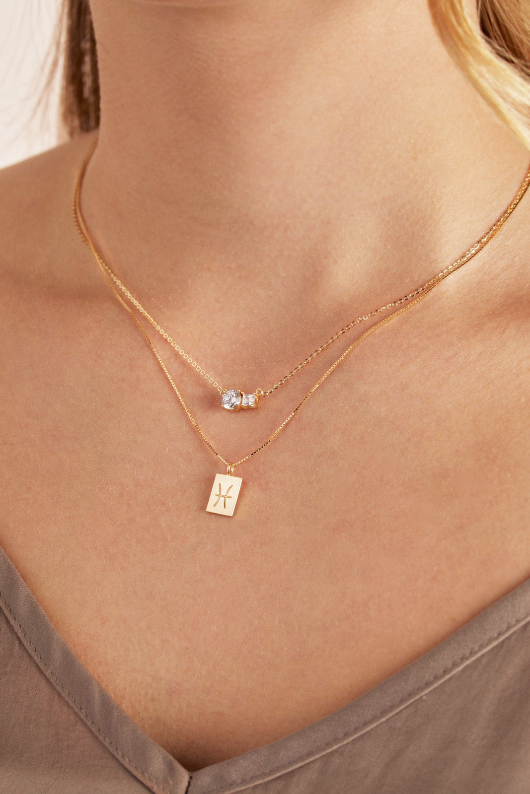 Zodiac Tag Necklace