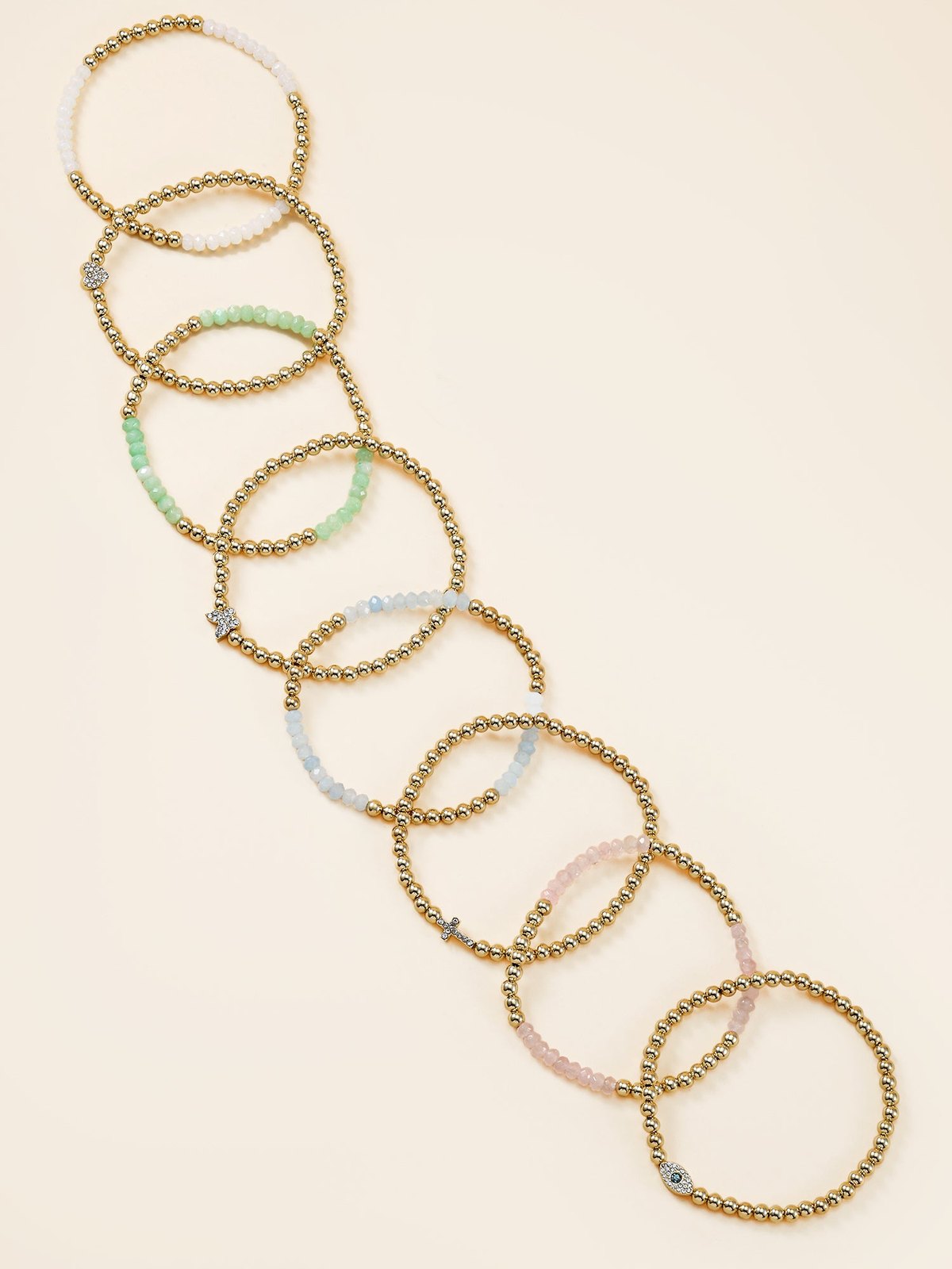 Rose Quartz Beaded Bracelet