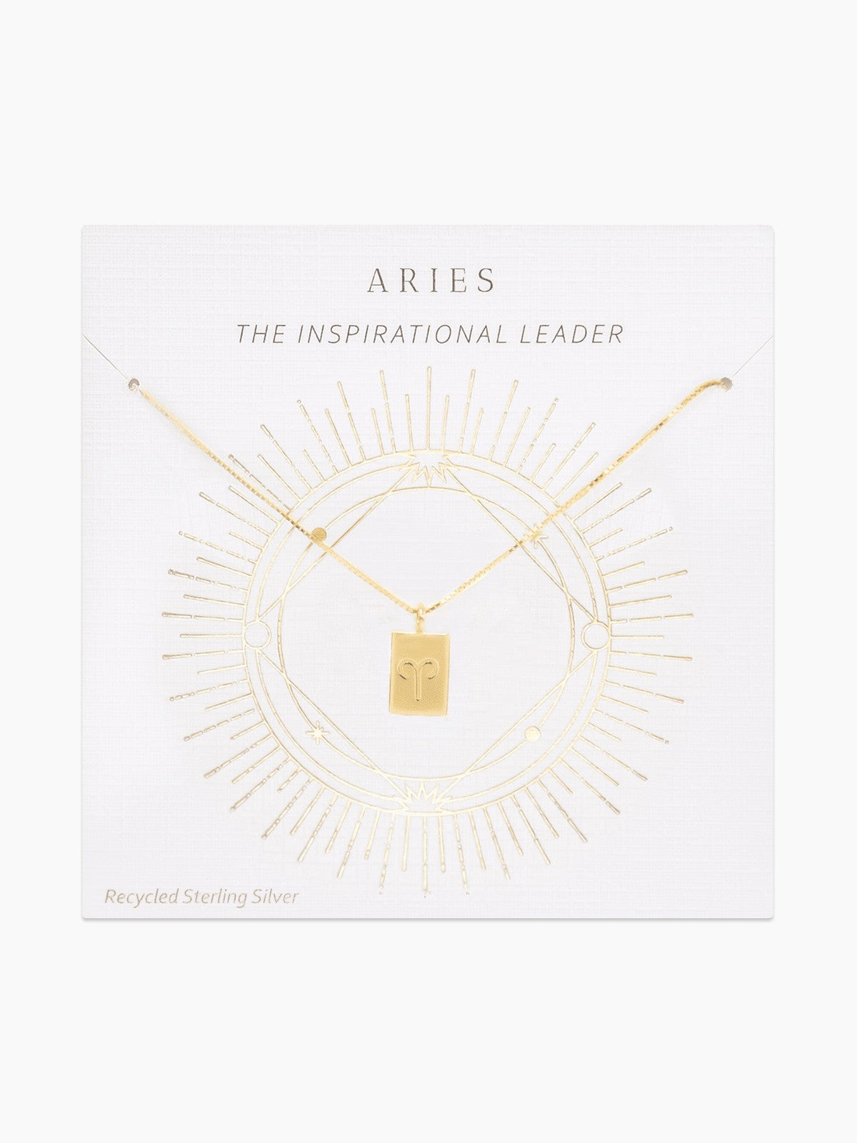 Zodiac Tag Necklace