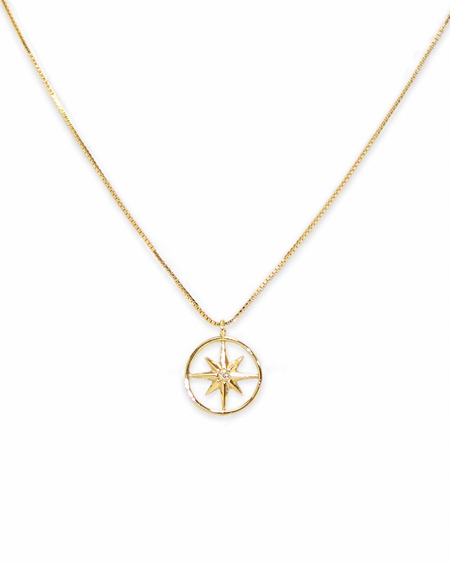 Compass Pendant Necklace