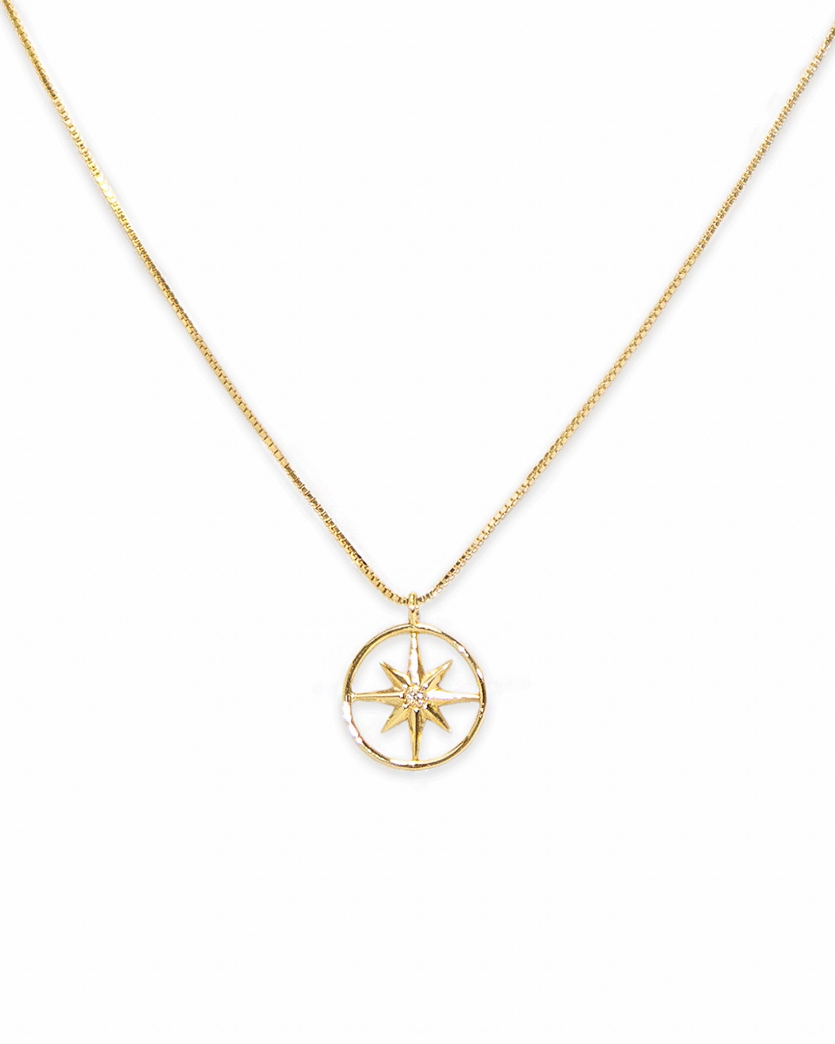 Compass Pendant Necklace