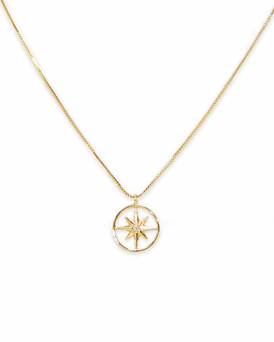 Compass Pendant Necklace