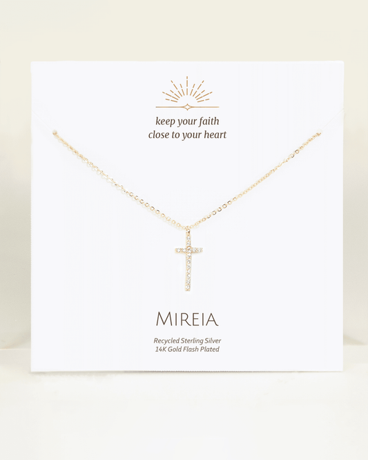 Pavé Cross Pendant Necklace