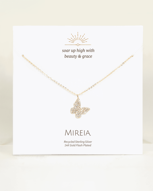 Dogeared butterfly necklace clearance