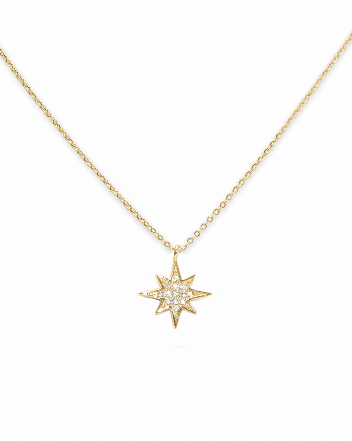 Pavé Starburst Necklace