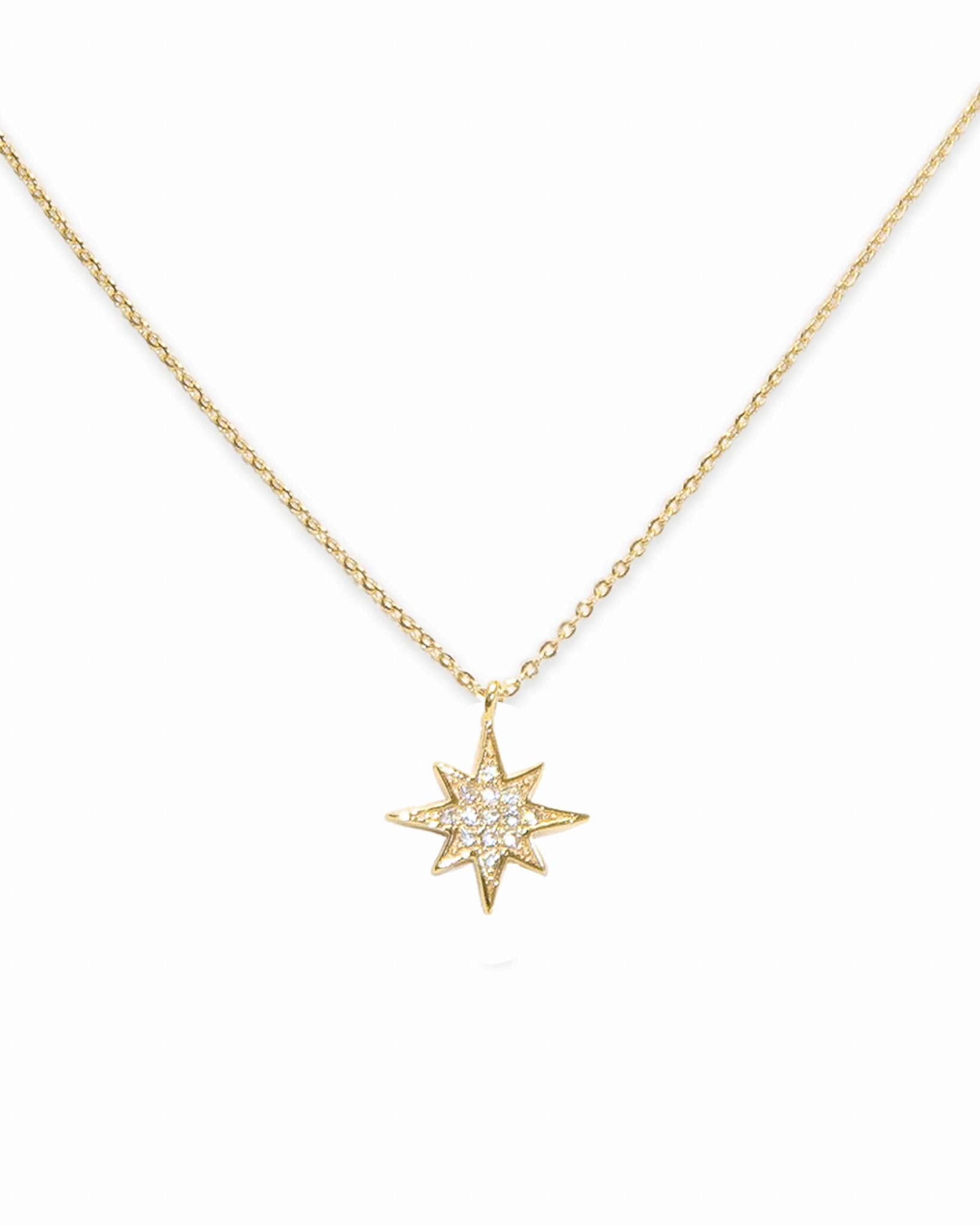 Pavé Starburst Necklace