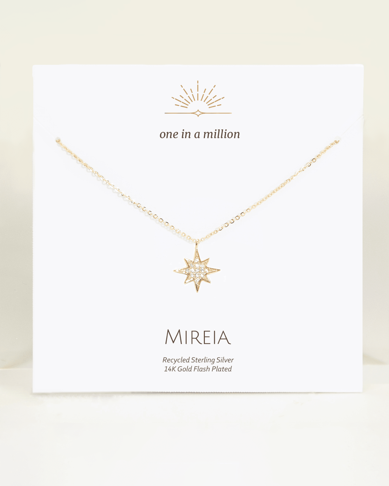 Pavé Starburst Necklace