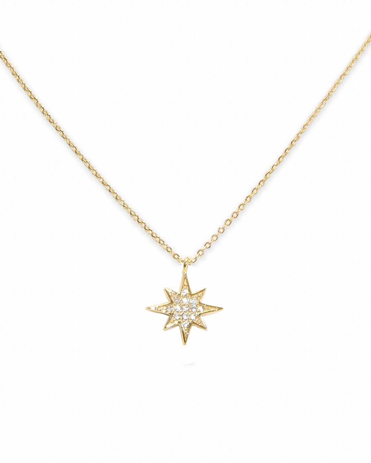 Pavé Starburst Necklace - For Their Special Day