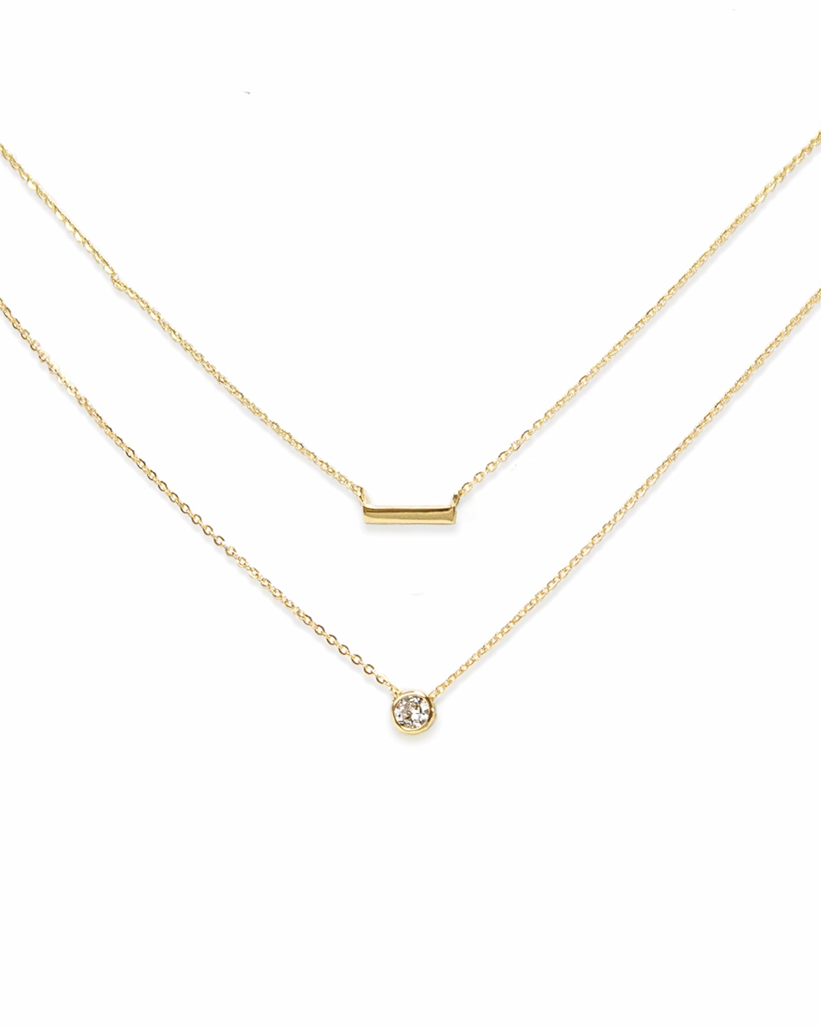 Bezel & Bar Layered Set