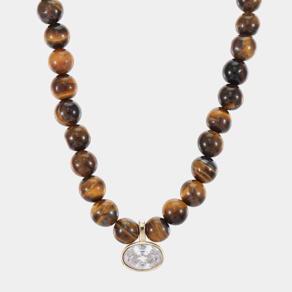 Tiger's Eye Beaded Necklace