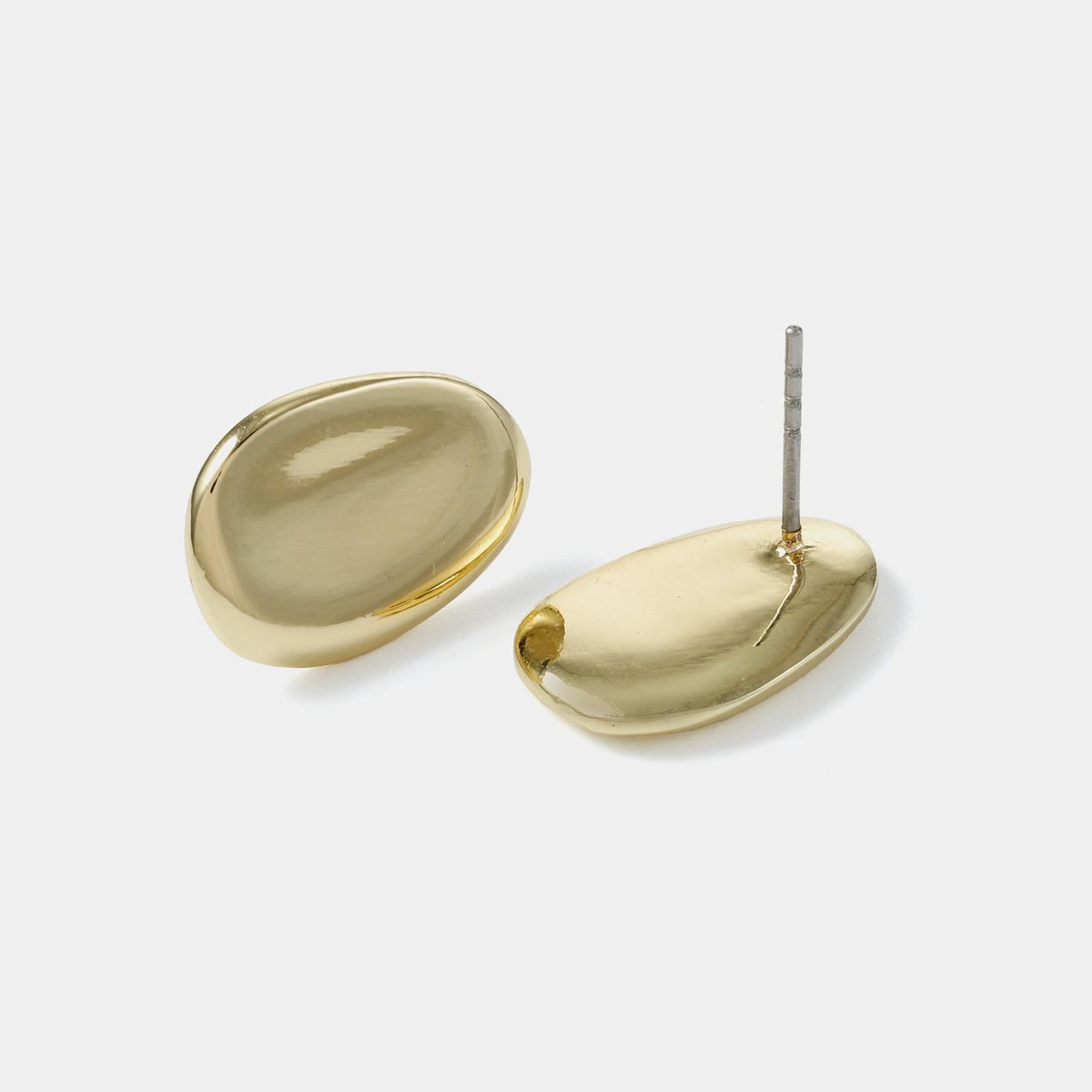 Sculpted Dome Stud Earrings