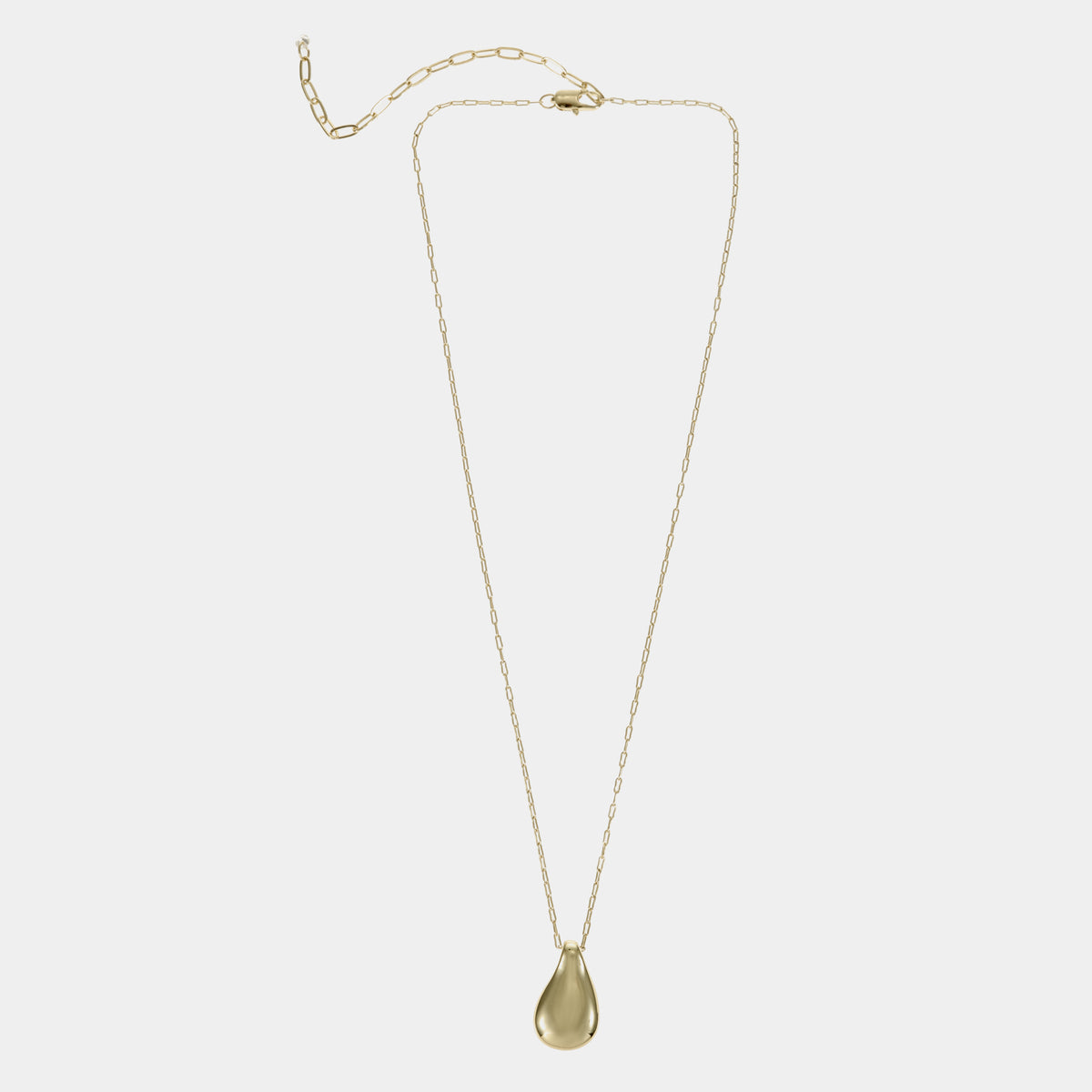 Sculpted Drop Necklace