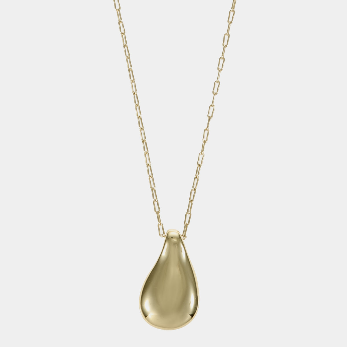 Sculpted Drop Necklace