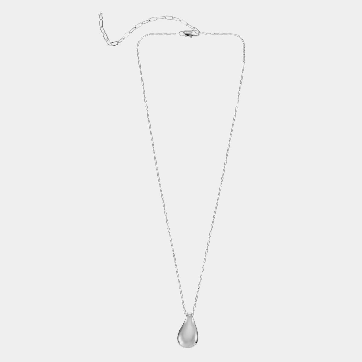 Sculpted Drop Necklace