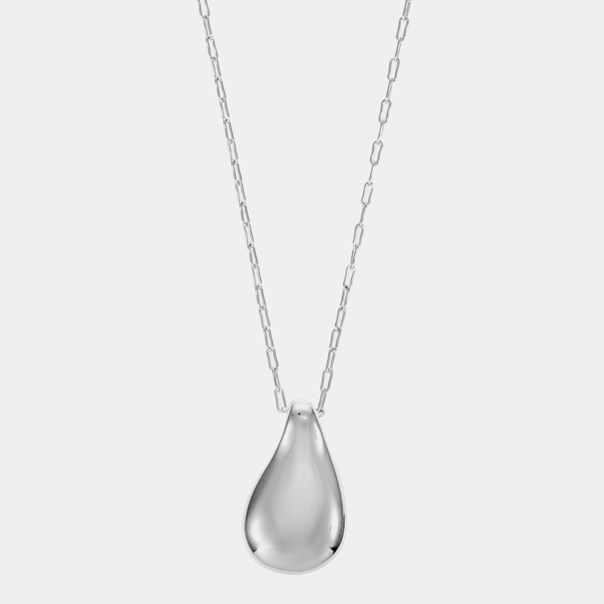 Sculpted Drop Necklace