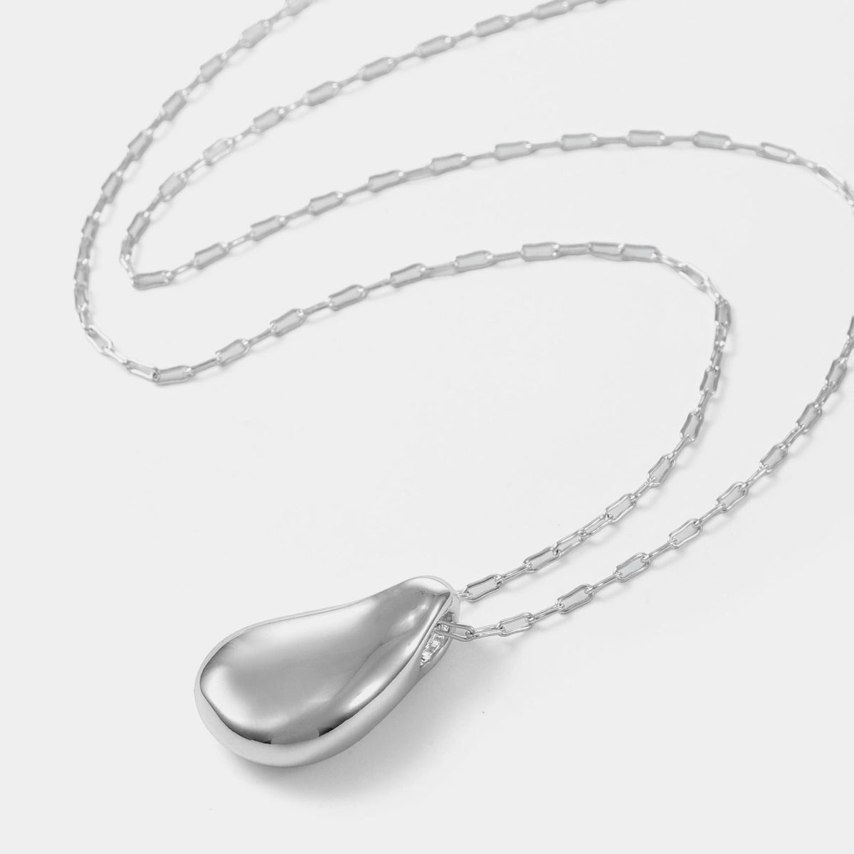 Sculpted Drop Necklace