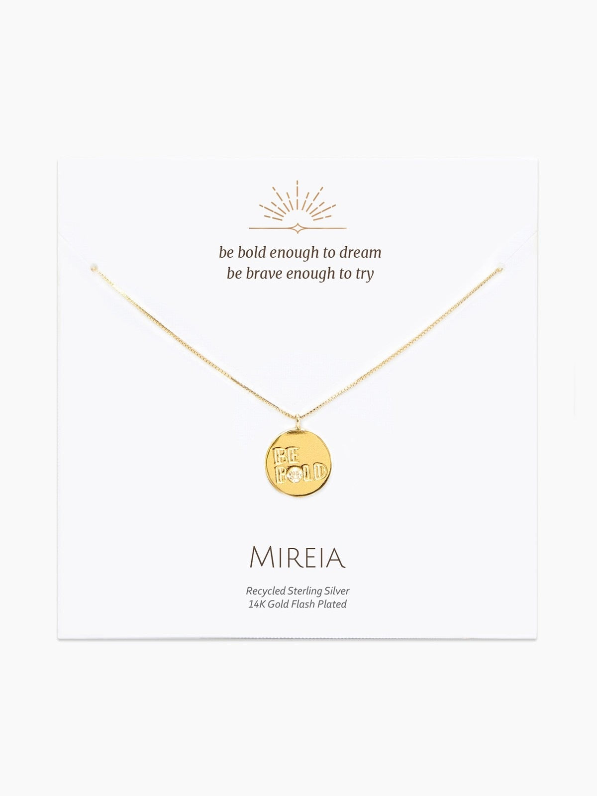 Be Bold Coin Necklace