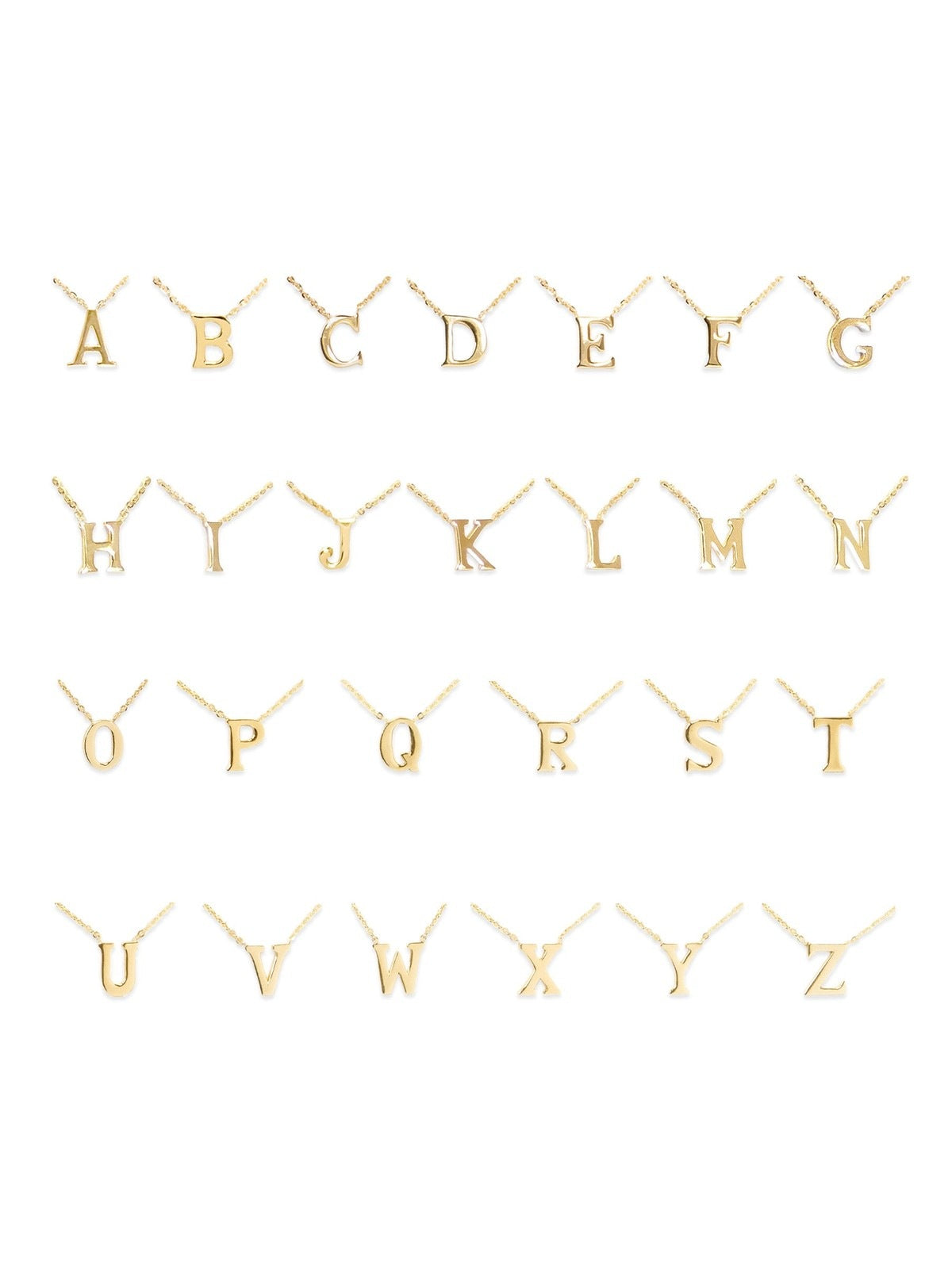 Classic Initial Necklace