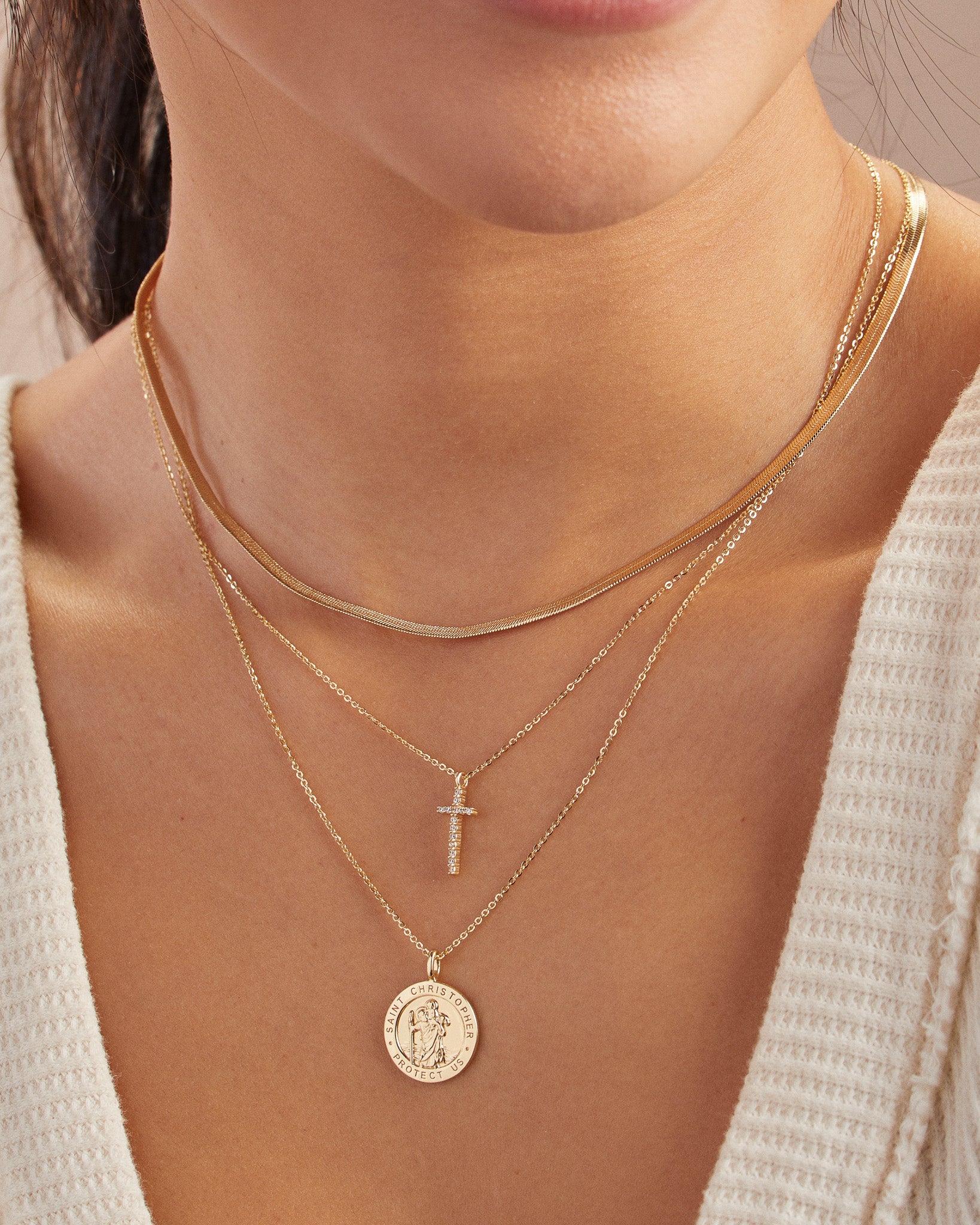 Travelers' Coin Pendant Necklace