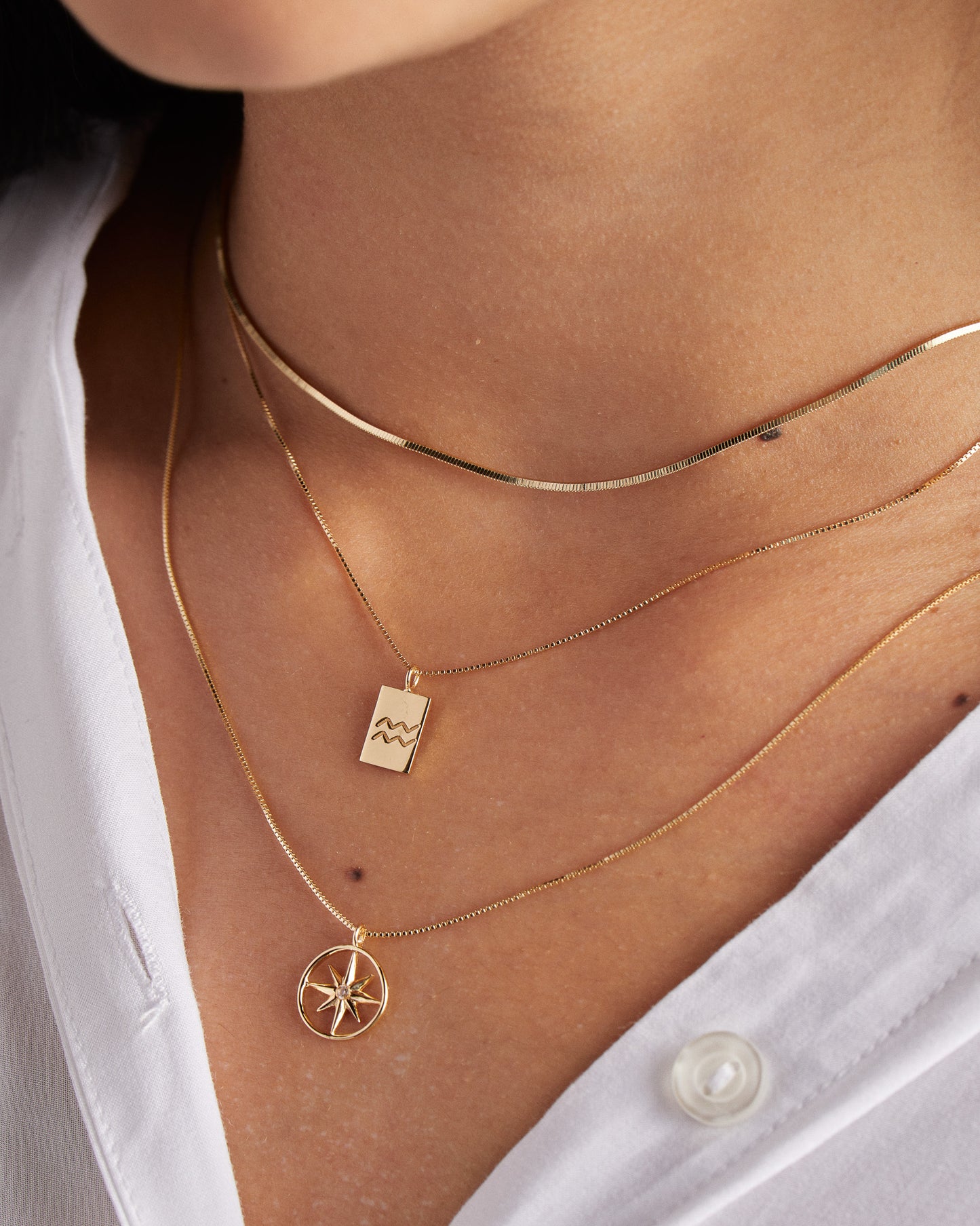 Compass Pendant Necklace