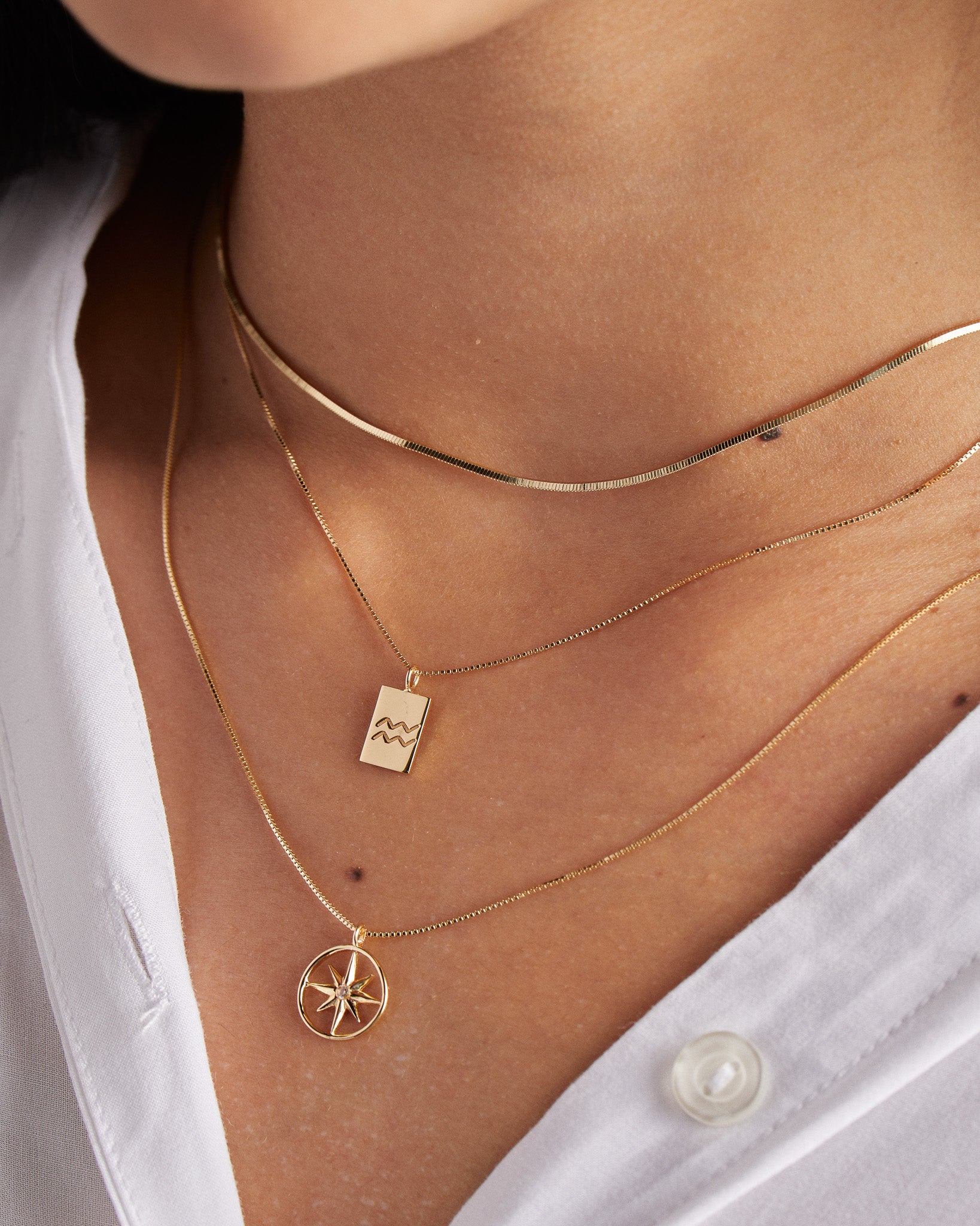 Compass Pendant Necklace