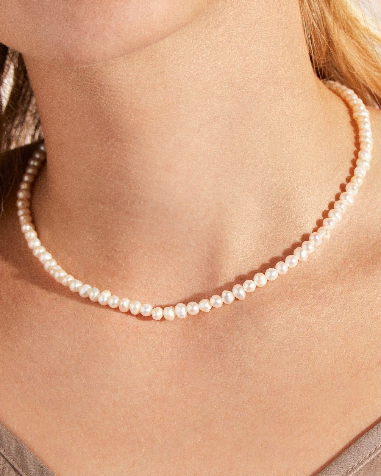 Freshwater Pearl Strand Necklace