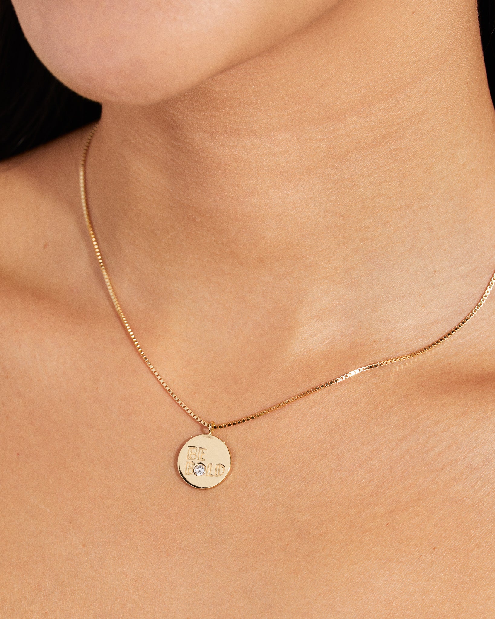 Be Bold Coin Necklace