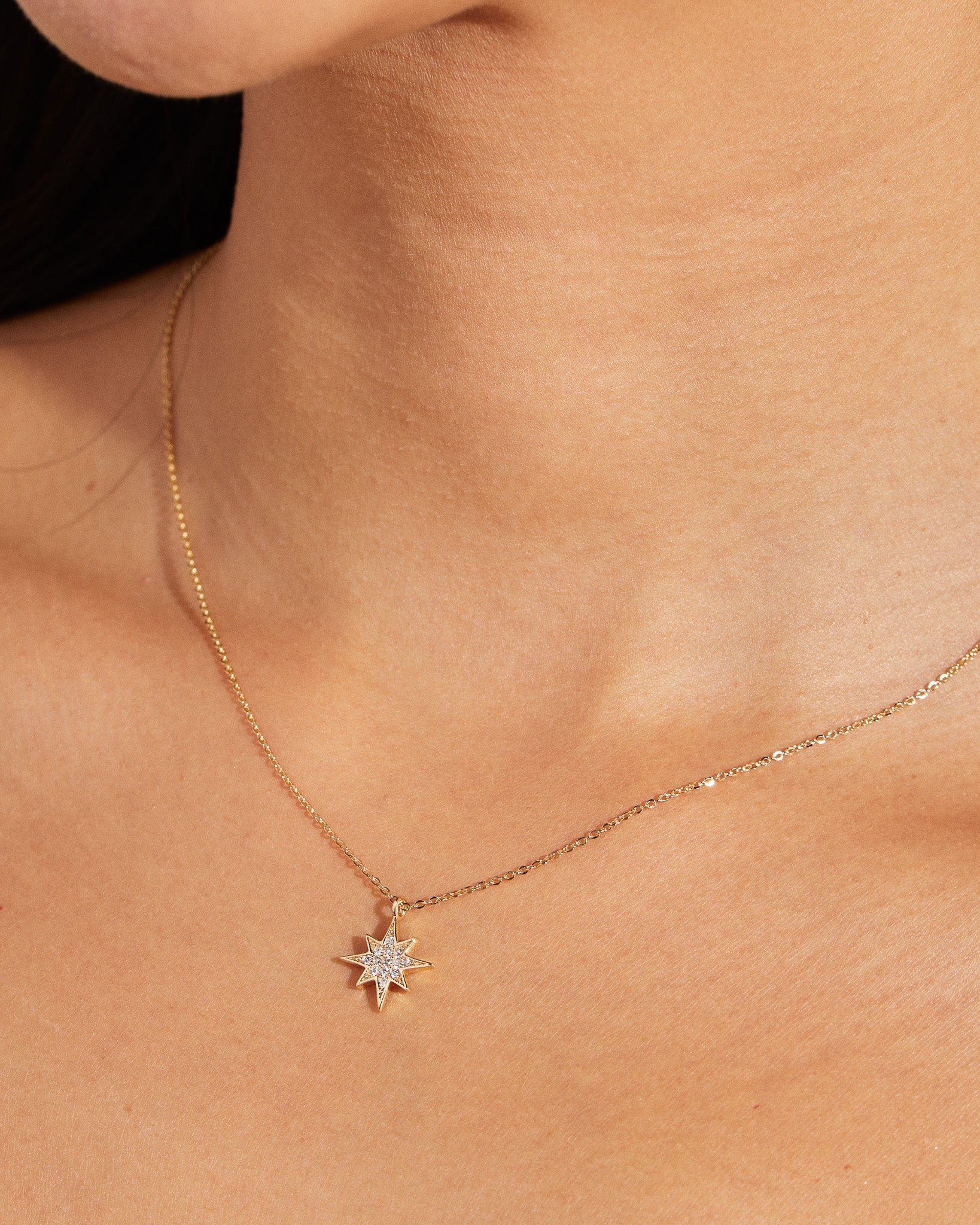 Pavé Starburst Necklace