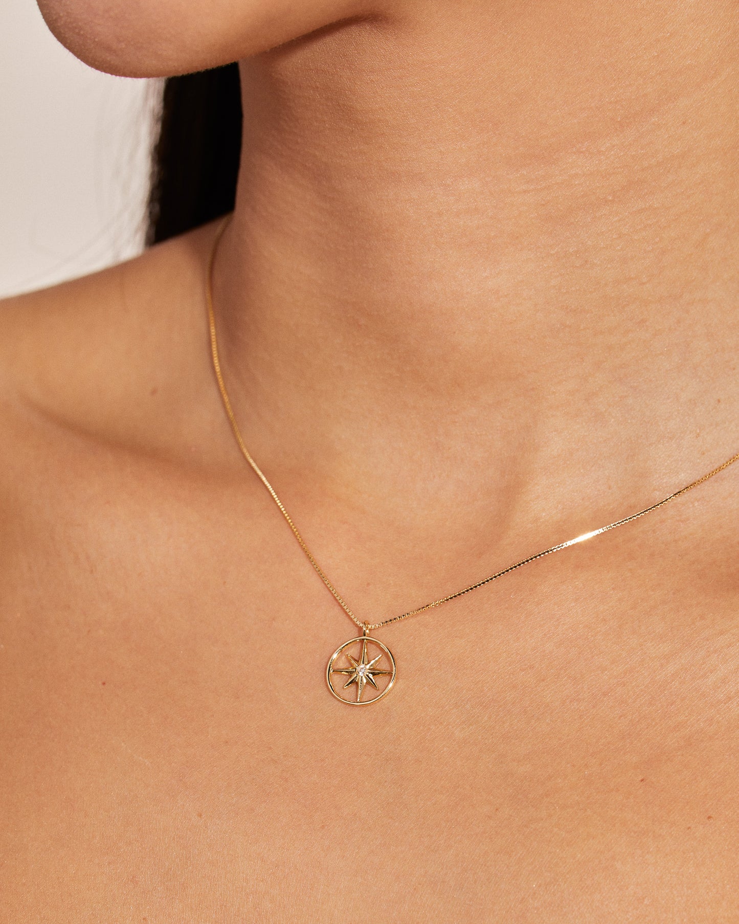 Compass Pendant Necklace