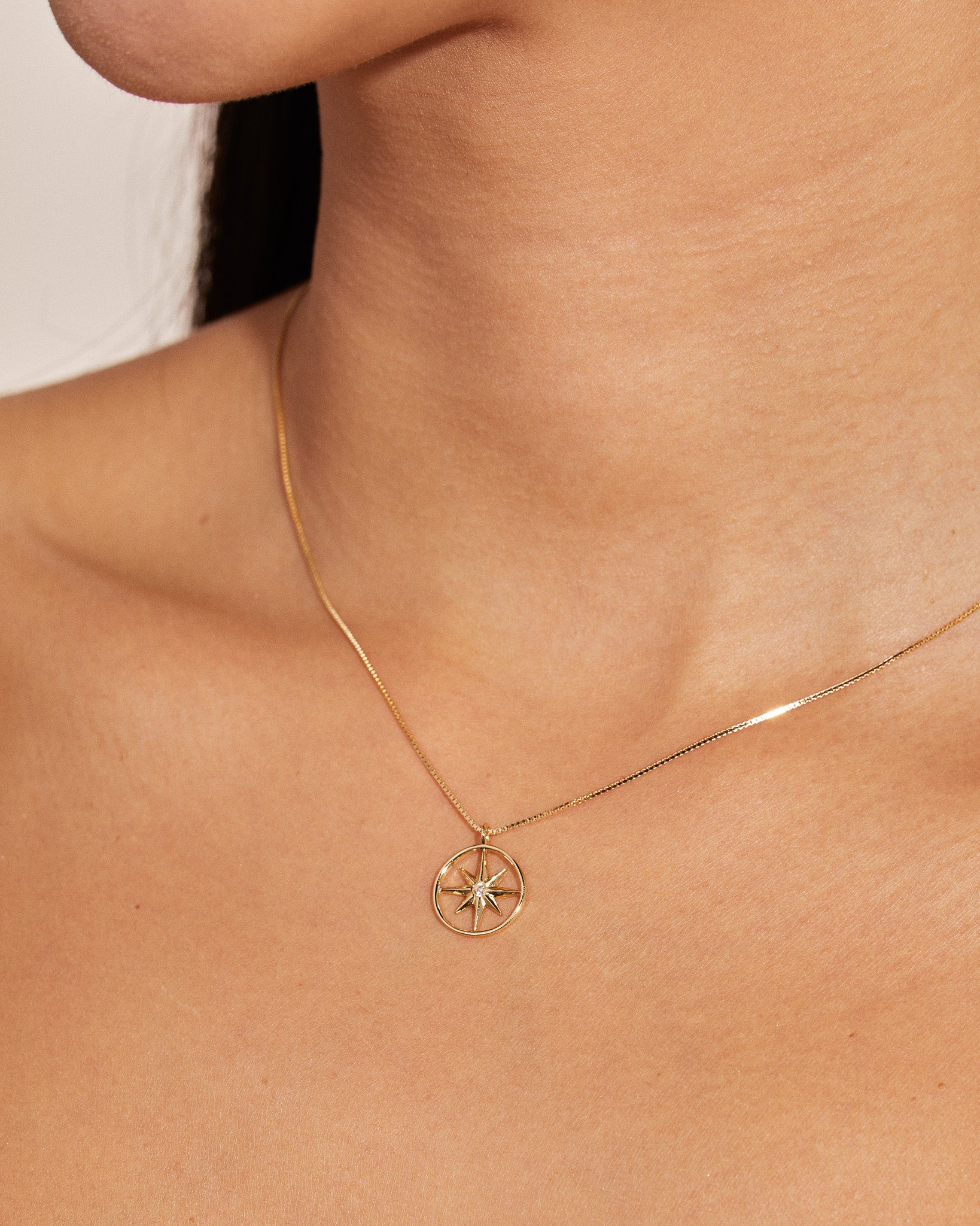 Compass Pendant Necklace