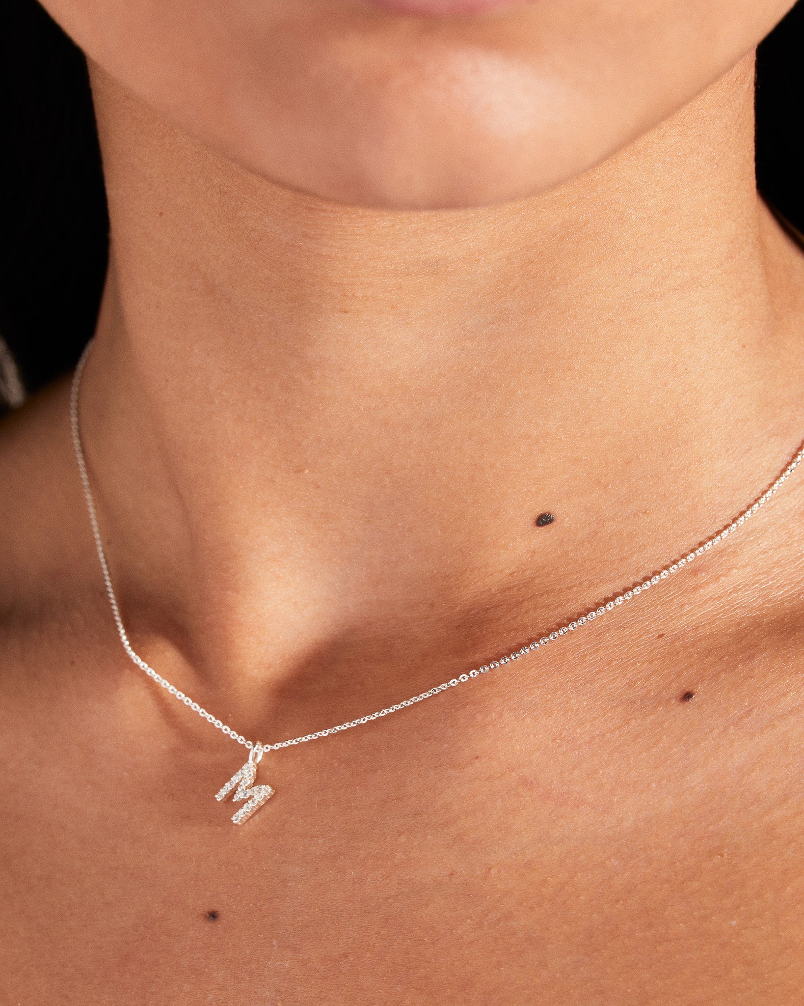 KIKICHIC | NYC | Initial Letter K Necklace Sterling Silver in 18k Gold,  Rose Gold and Silver