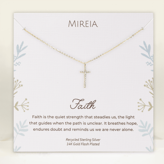 Pavé Cross Pendant Necklace