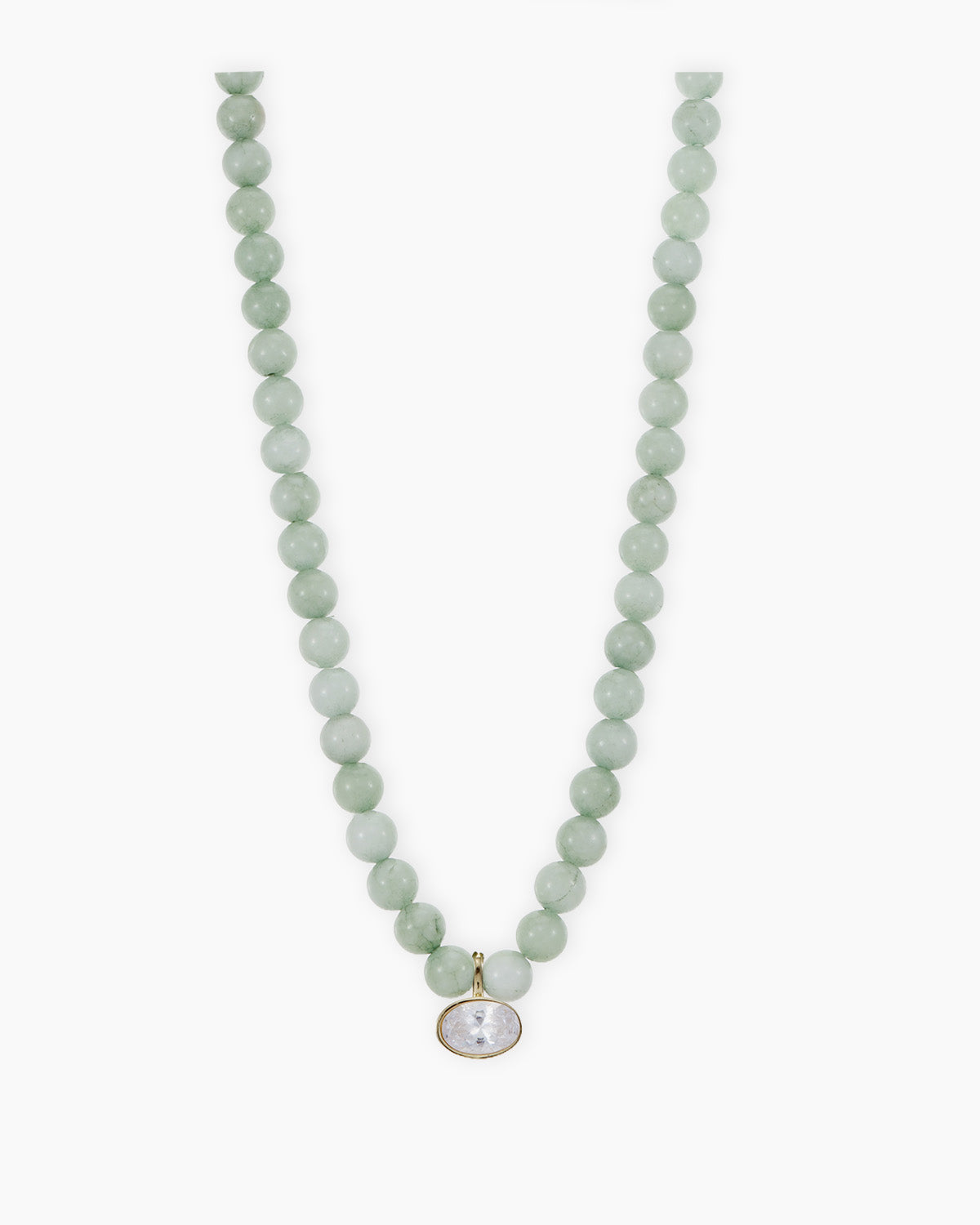 Green Jade Beaded Necklace