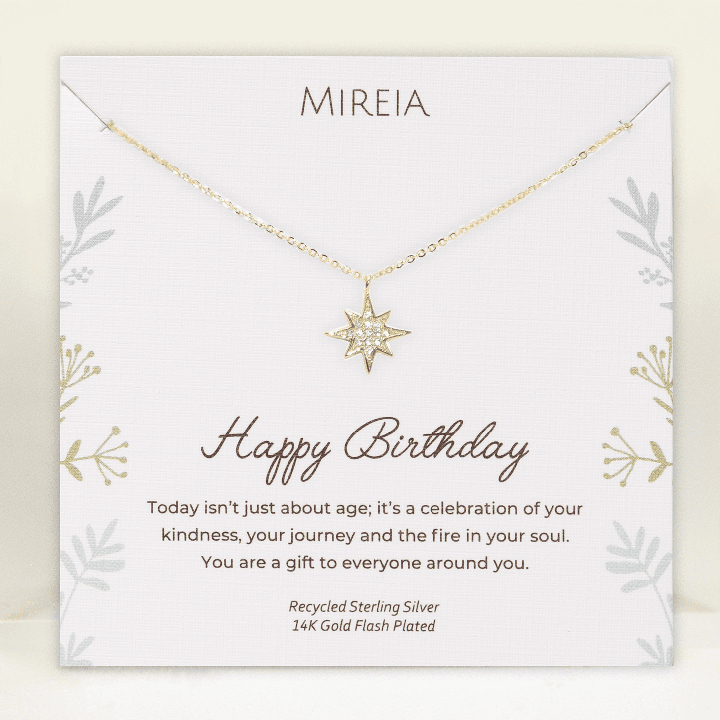 Pavé Starburst Necklace - For Their Special Day