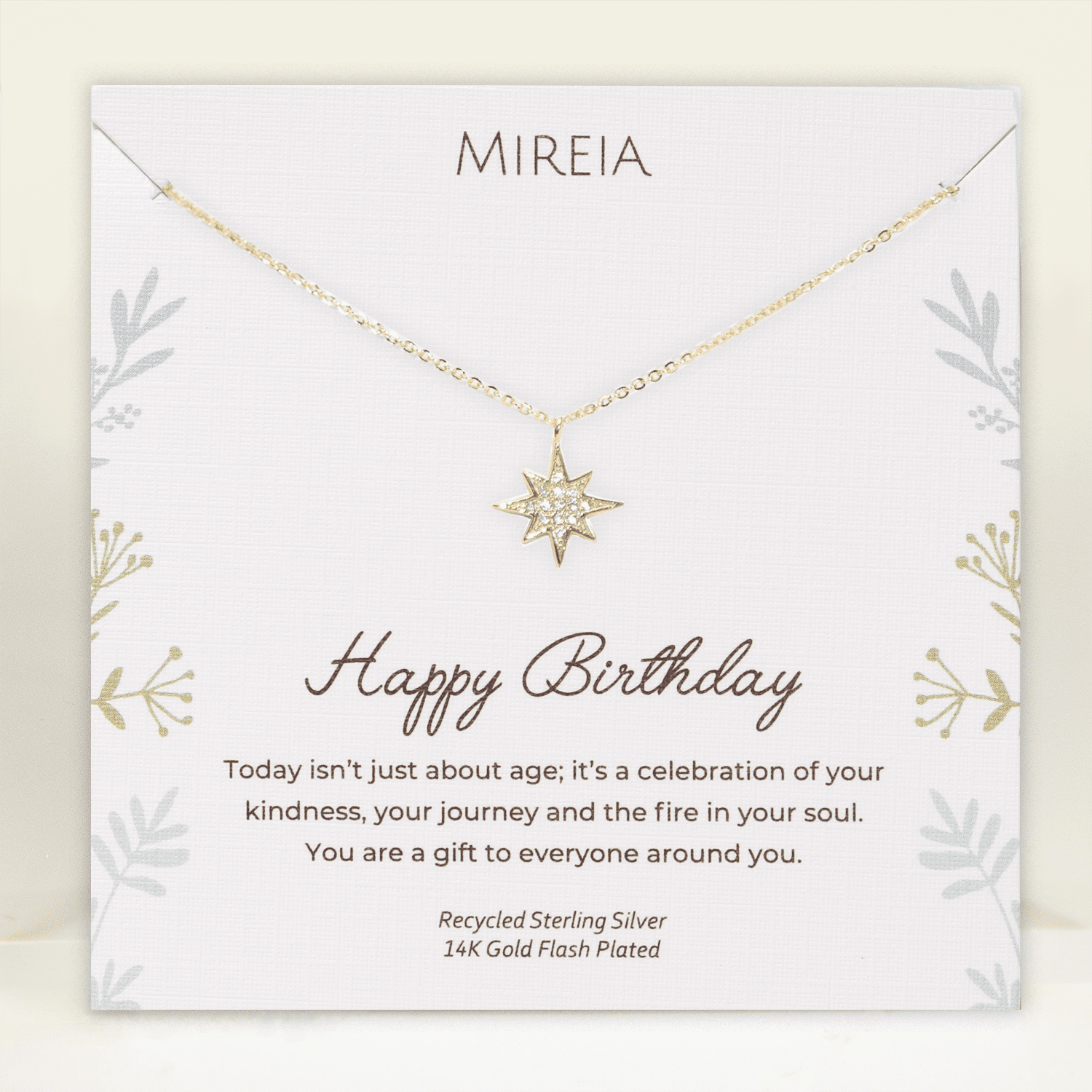 Pavé Starburst Necklace - For Their Special Day