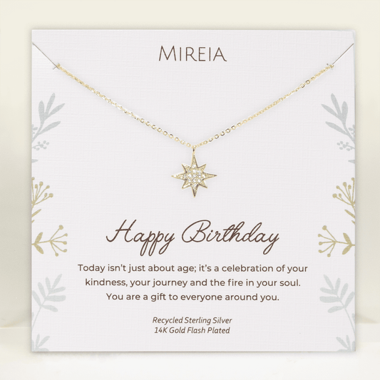 Pavé Starburst Necklace - For Their Special Day