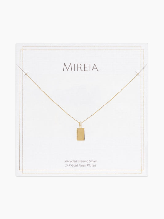 Pavé Bail Tag Necklace