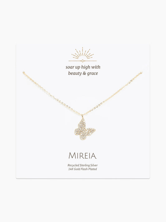 Pavé Butterfly Necklace