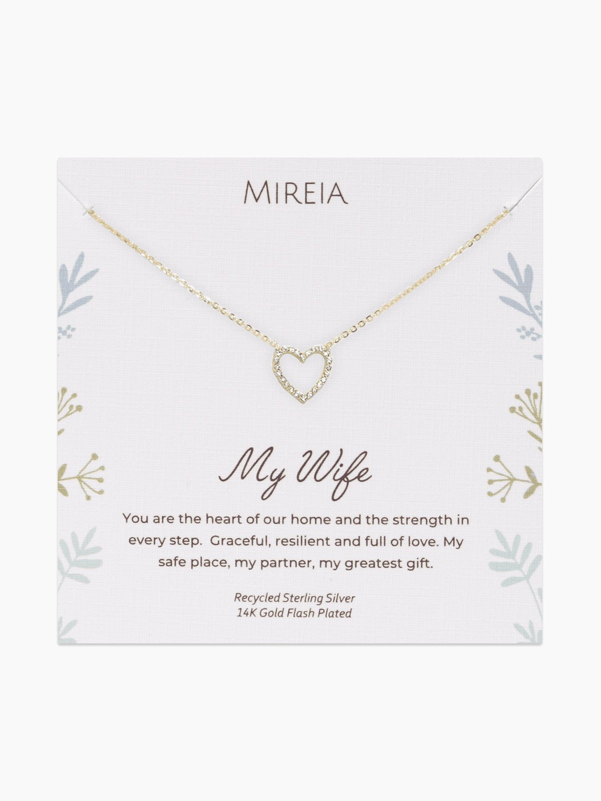Pavé Open Heart Necklace – A Symbol of Love